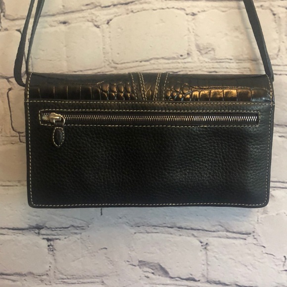 Brighton Clutch Crossbody Leather Bag Small - Picture 4 of 10